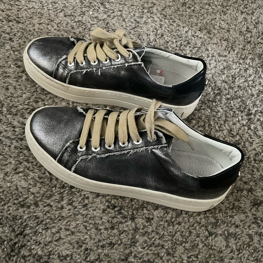 J Slides Distressed Sneaker